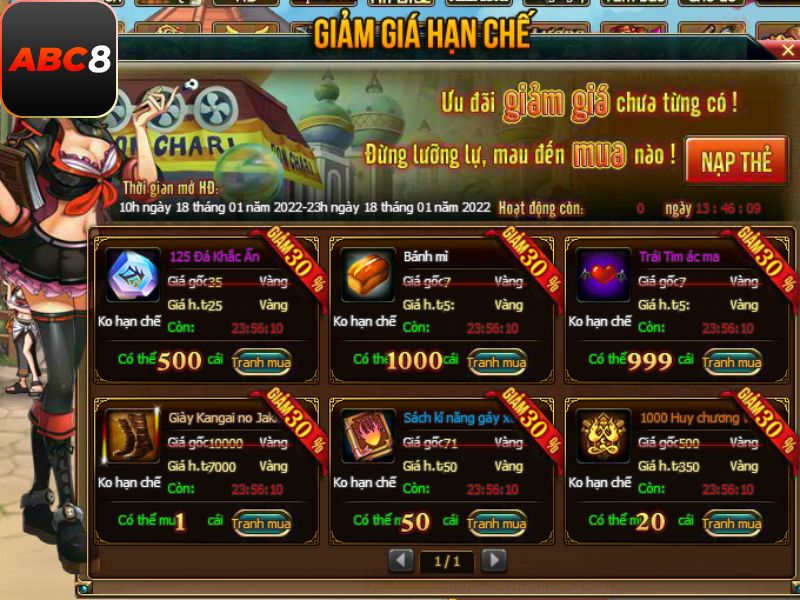 Vua Hải Tặc ABC8 sở hữu hàng loạt ưu điểm hấp dẫn